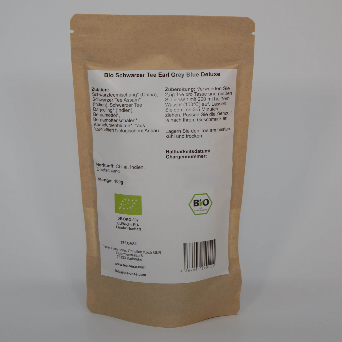 Bio Earl Grey Blue Deluxe