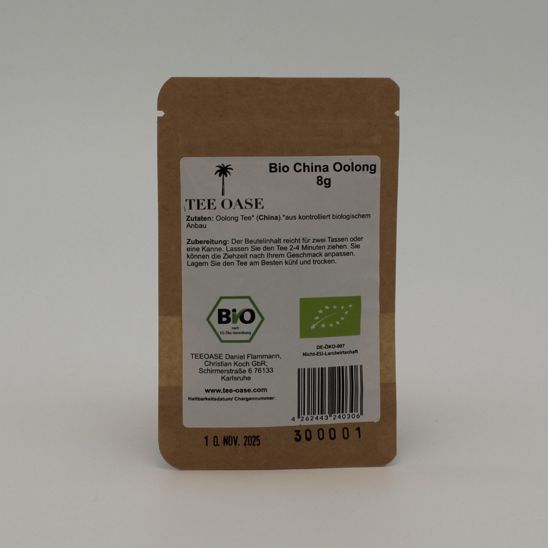 Bio China Oolong 8g Probierbeutel