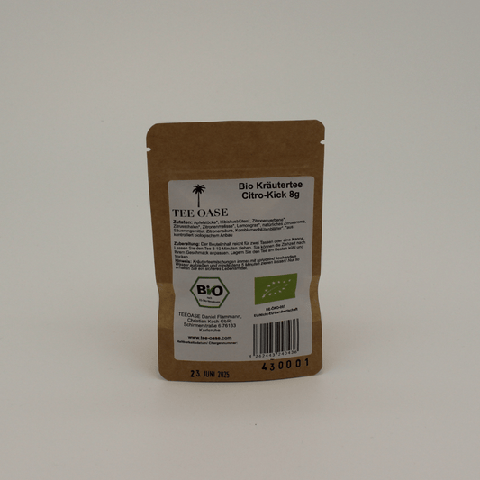 Bio Kräutertee Citro-Kick 8g Probierbeutel