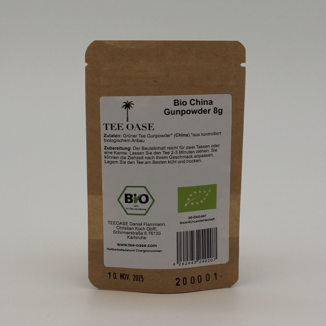 Bio China Gunpowder 8g Probierbeutel